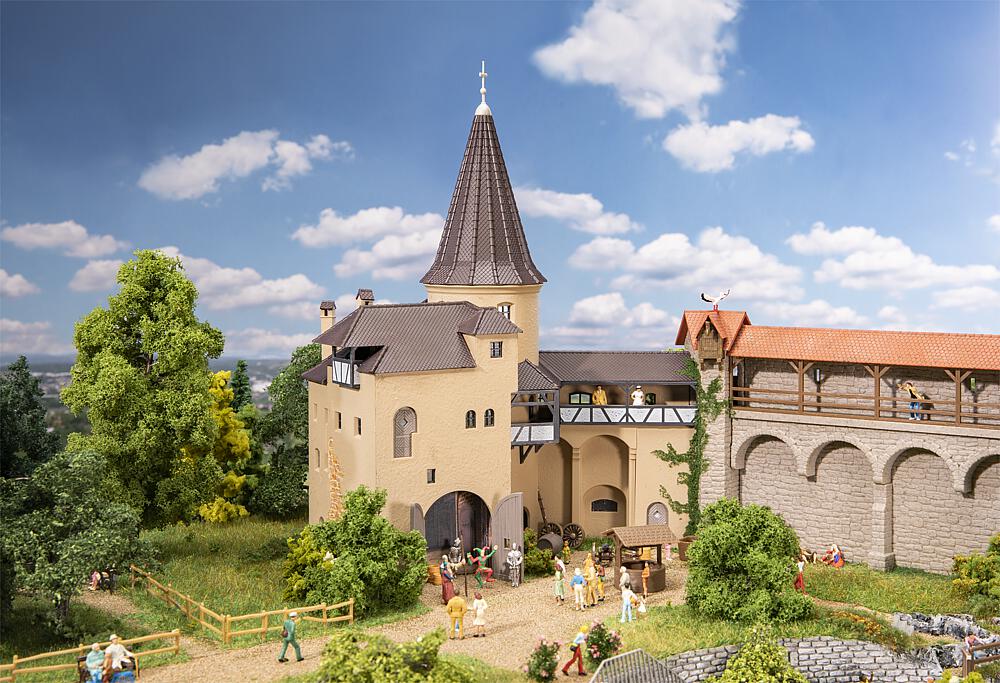 Faller 130825 Pulverturm mit Wehrgang 1:87 Spur H0 Bausatz Neu