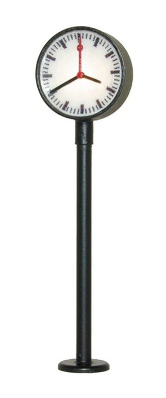 Viessmann 1880 Beleuchtete Bahnsteiguhr LED weiß 1:160 Spur N Neu