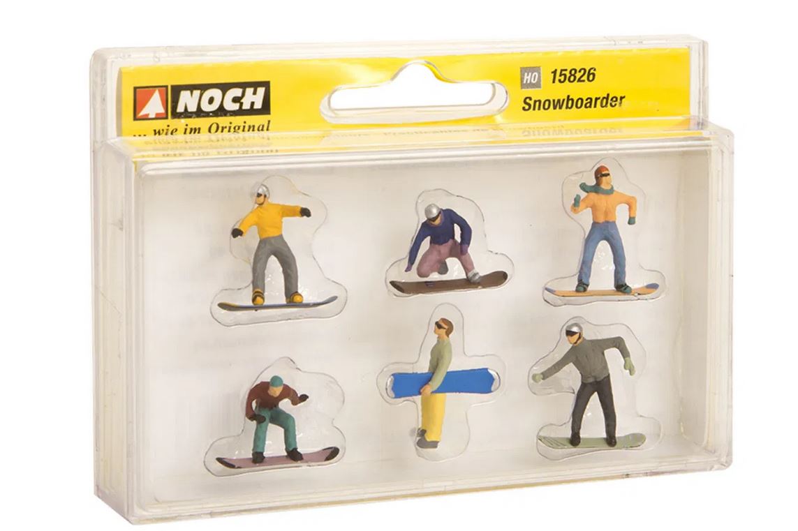 Noch 15826 Snowboarder 1:87 Spur H0 Neu OVP Figuren