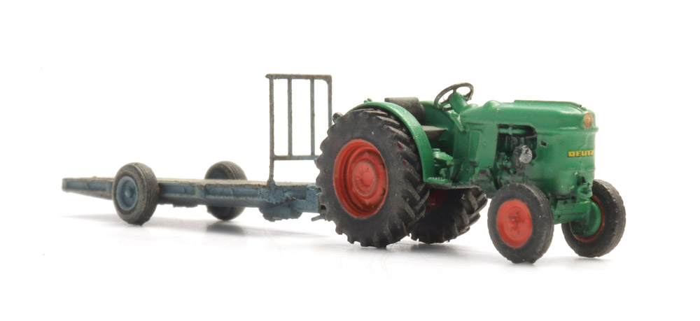 Artitec 316.155 Deutz D30 Obstgartentraktor mit Anhänger