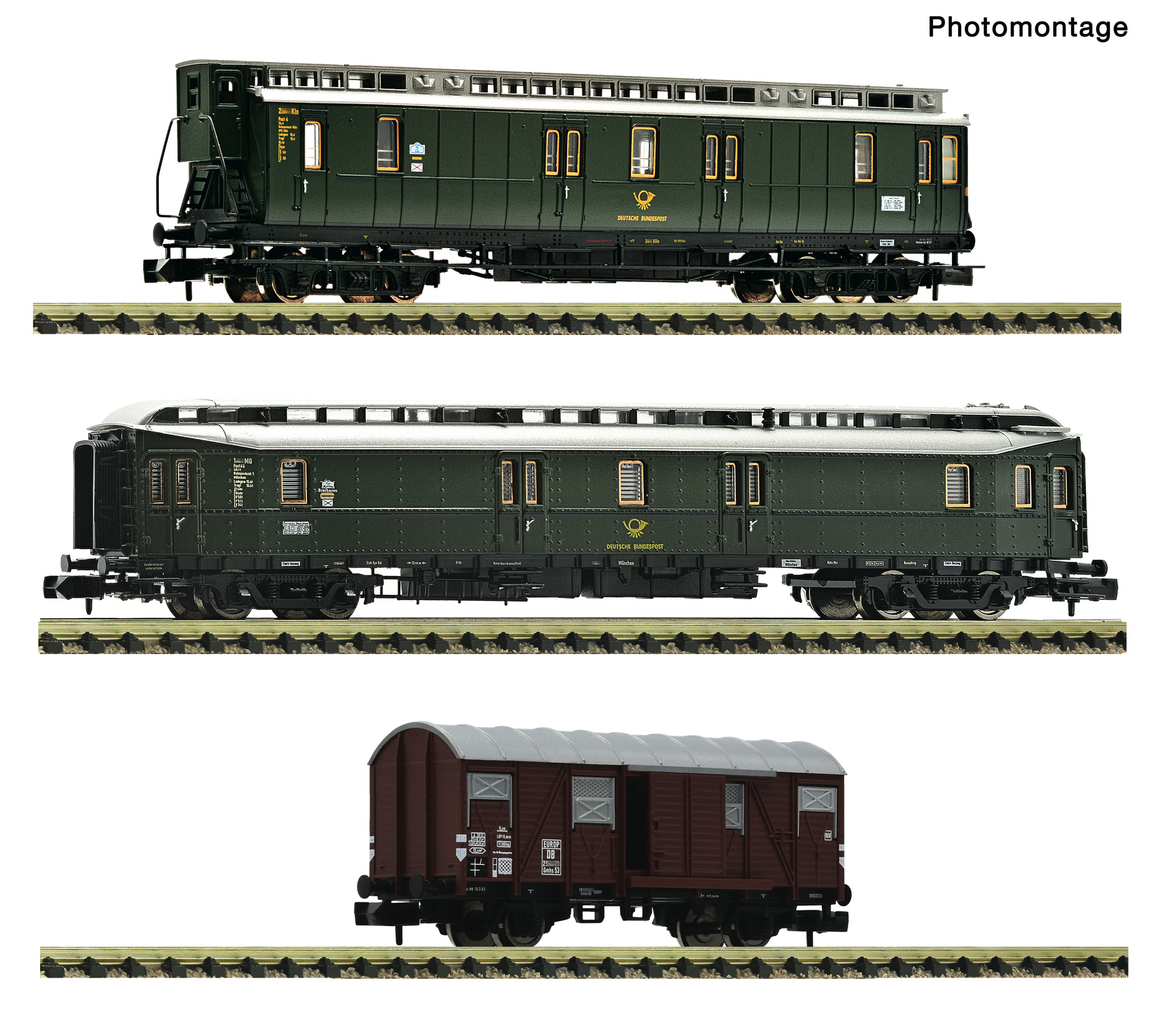 Fleischmann 6660168 3-tlg. Set: Postzug