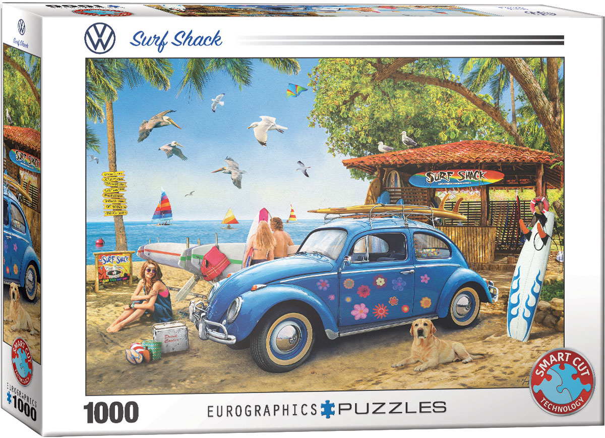 EUROGRAPHICS 6000-5683 VW Beetle Surf Shack 1000 Teile Puzzle