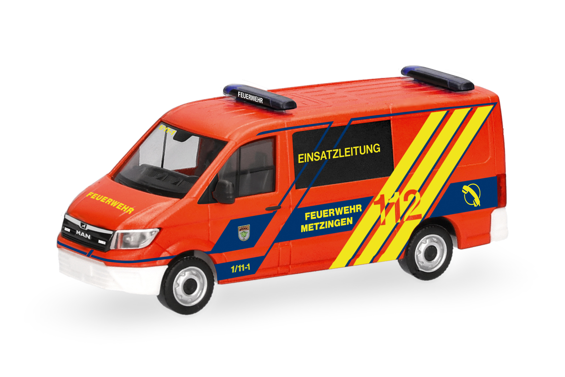 Herpa 099967 MAN TGE Halbbus FD FW Metzinge