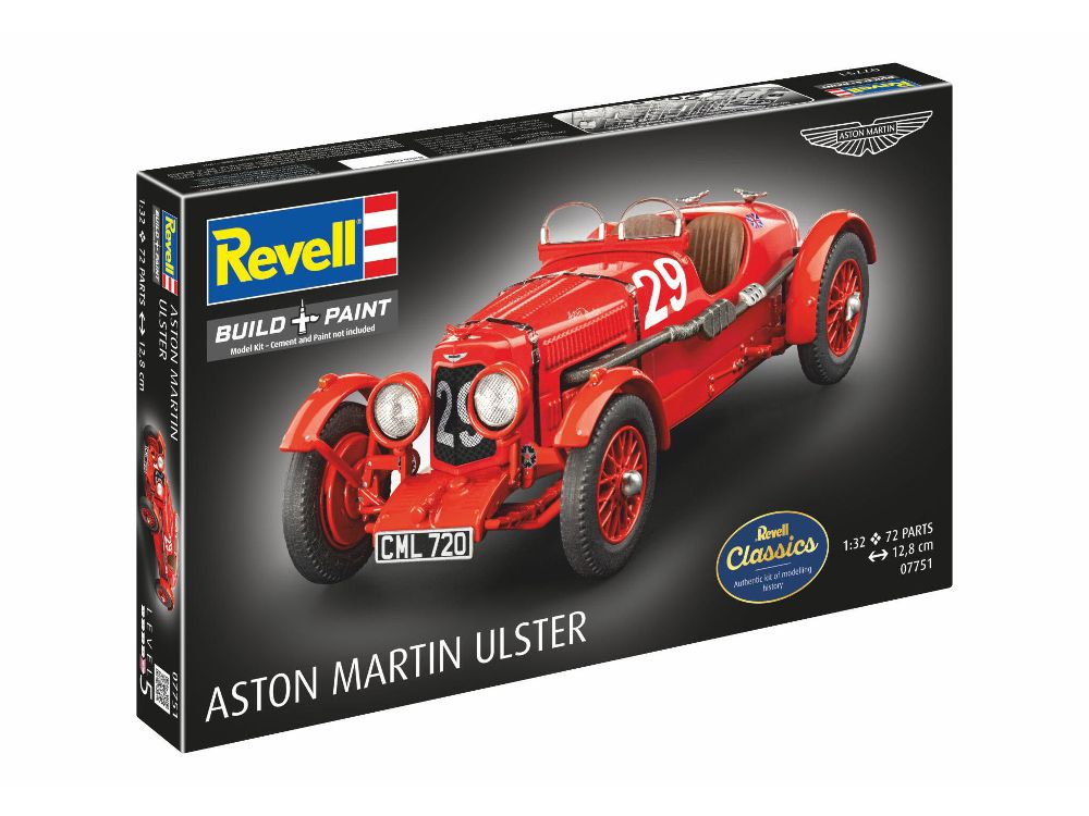Revell 07751 Aston Martin Ulster 1:32 Spur 1 Bausatz NEU OVP