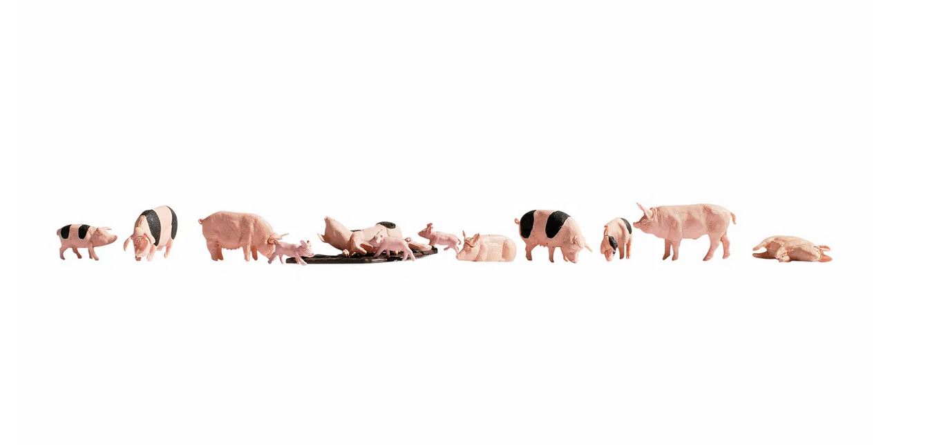 Noch 15712 Schweine 1:87 Spur H0 Neu OVP Tiere Figuren