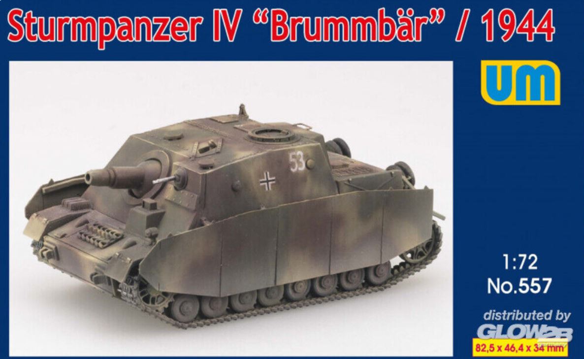 Unimodels 557 Sturmpanzer IV Brummbar 1944 1:72 Bausatz Neu