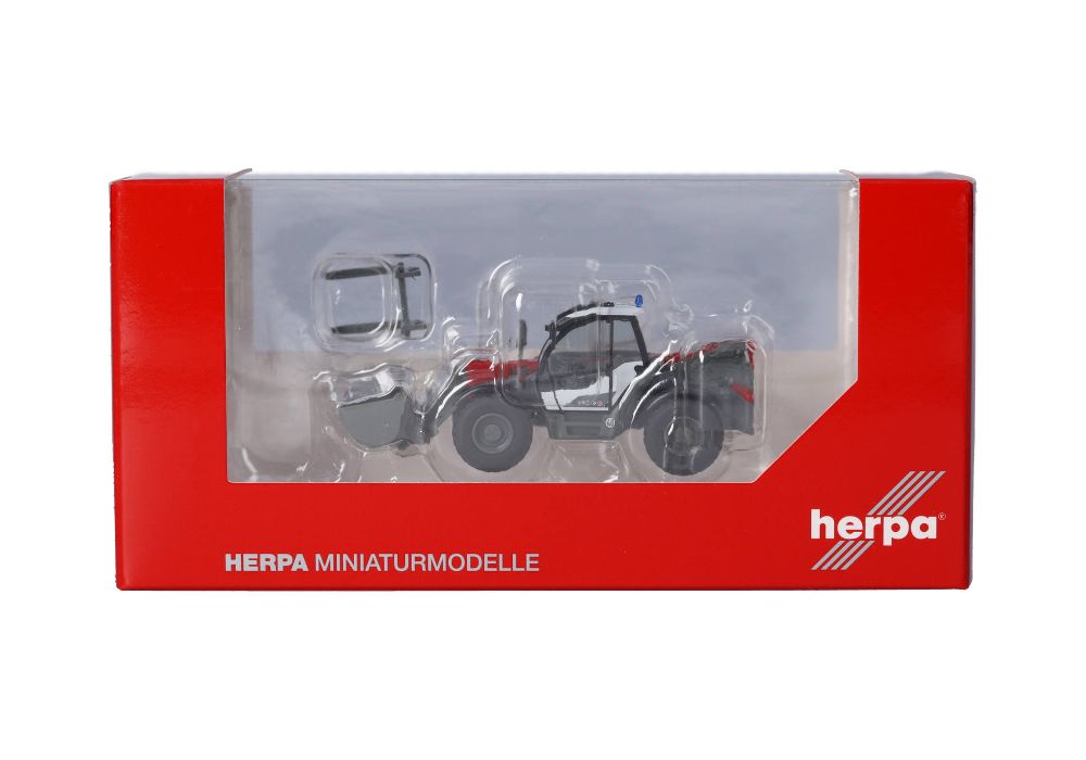 Herpa 098700 Liebherr Teleskoplader T60-9S "Feuerwehr" 1:87 NEU