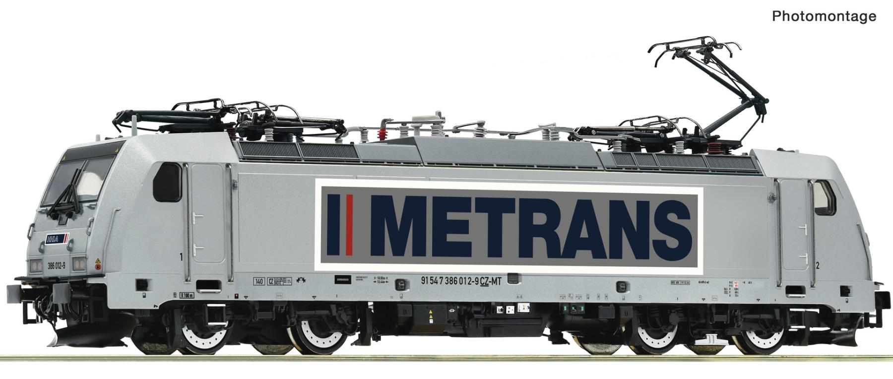Roco 7500016 Elektrolokomotive 386 012-9 Metrans 1:87 Spur H0 DC