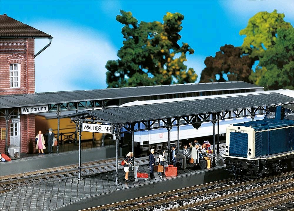 Faller 120204 2 Bahnsteige 1:87 Spur H0 Bausatz Neu OVP