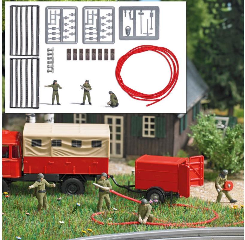 Busch 7960 Action-Set: Feuerwehrmannschaft - Spur H0