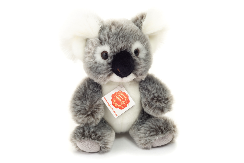 Teddy Hermann 914273 Koala sitzend grau 18 cm Stoff/Plüsch/Kuscheltier NEU