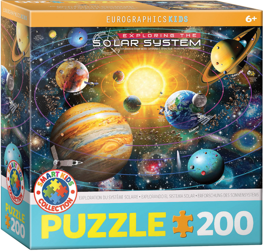 EUROGRAPHICS 6200-5486 Erkundung des Sonnensystems 200 Teile Puzzle