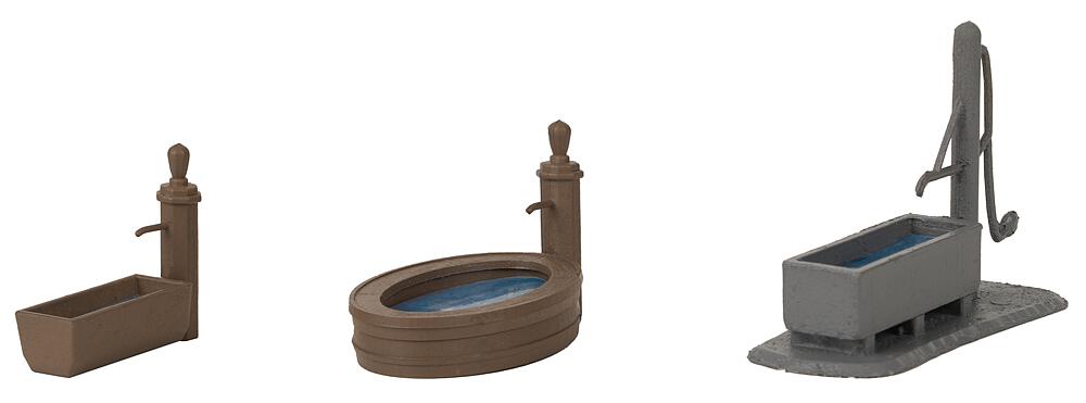 Faller 180875 3 Dorfbrunnen 1:87 Spur H0 Neu OVP Ausschmückung
