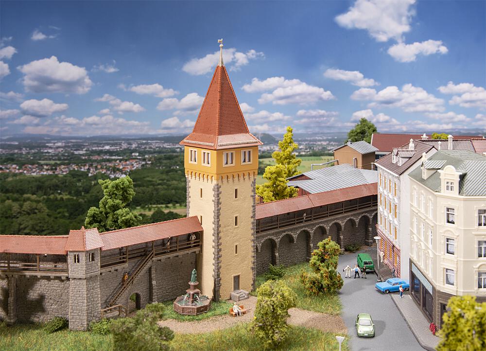 Faller 232200 Altstadtmauer-Set Stadtturm 1:160 Spur N Bausatz