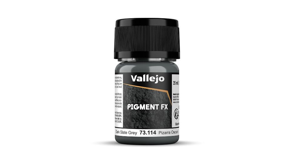 Vallejo 73114 Dunkles Schiefergrau, 35 ml Pigment NEU