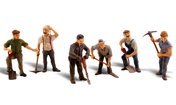 Woodland Scenics A2761 Strassenbautrupp 1:45 Spur 0 Neu OVP Figuren