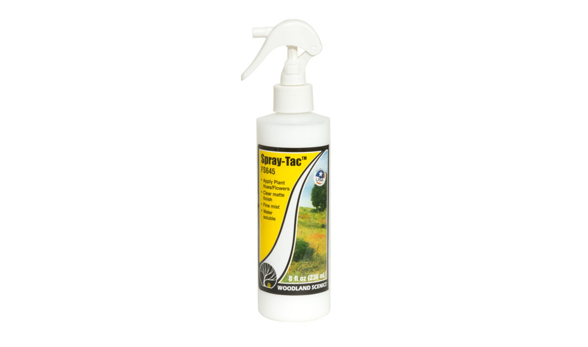 Woodland Scenics FS645 Spray-Tac, Kleber für Grasstreumaterial, 236ml - Neu OVP