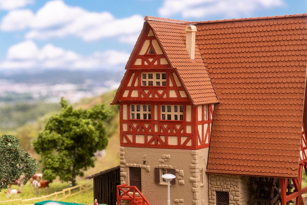 Faller 232134 Aumühle mit Mühlrad 1:160 Spur N Bausatz NEU OVP