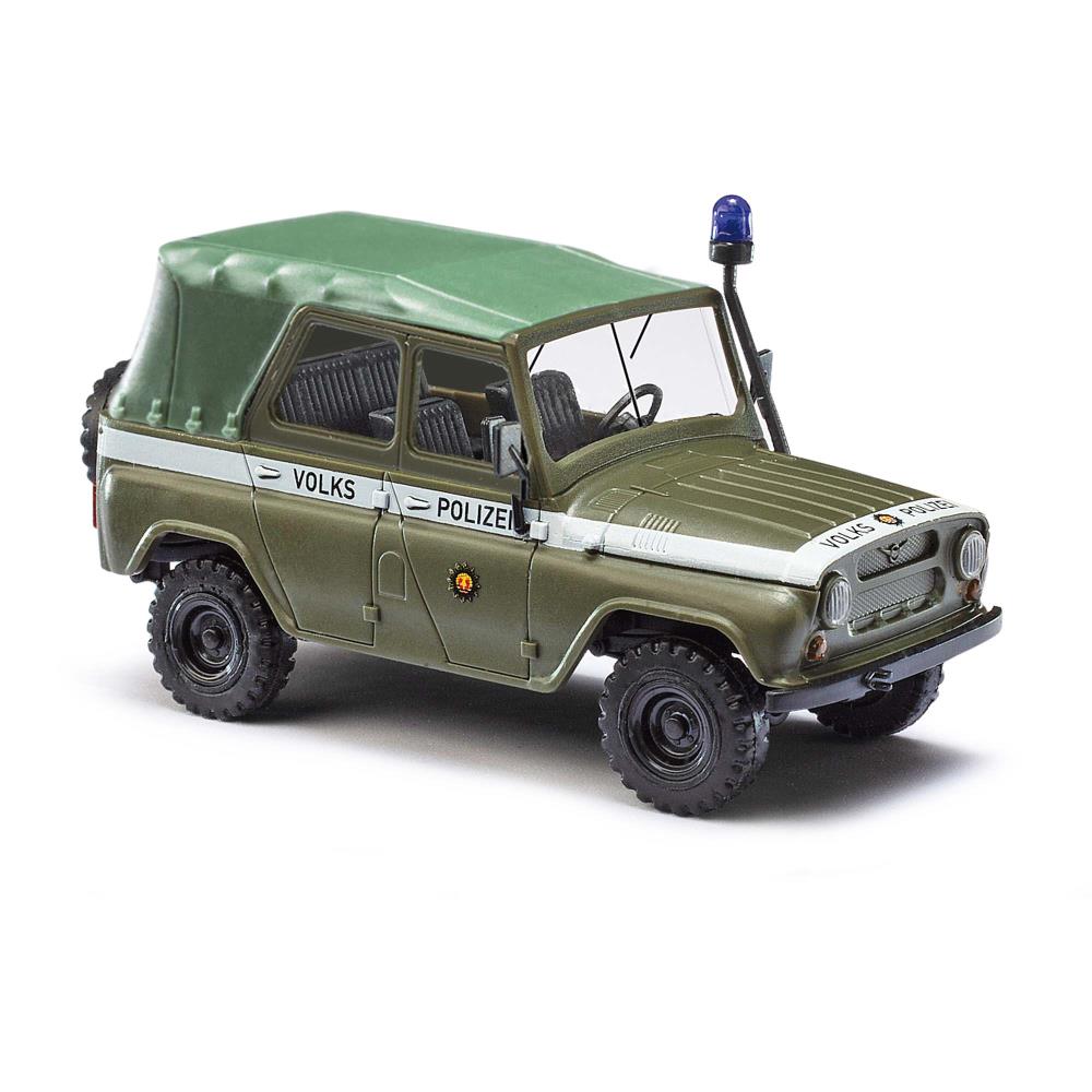 Busch 52121 UAZ 469 Volkspolizei geschlossen 1:87 Spur H0 Neu OVP