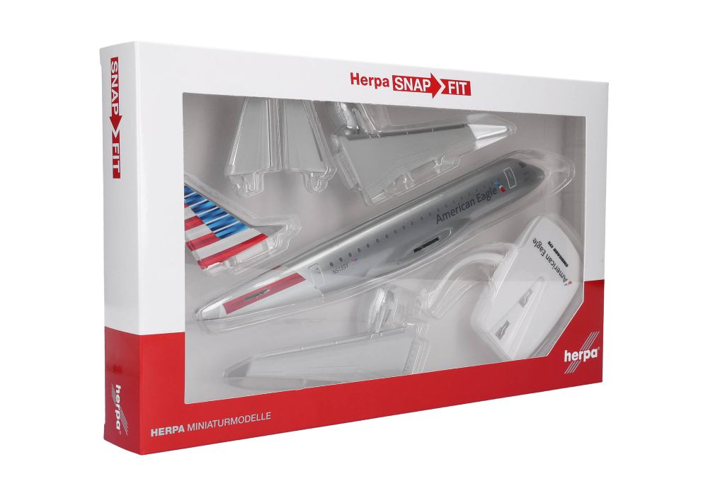 Herpa 614887 American Eagle Embraer E175 N515SY 1:100 Snap-Fit