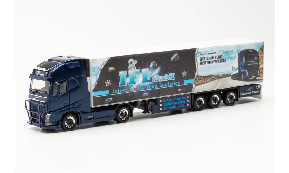 Herpa 314879 Volvo FH Gl. XL Kühlkoffer-Sattelzug „IFL Köln" - 1:87