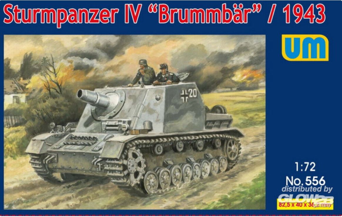 Unimodels 556 Sturmpanzer IV Brummbar 1943 1:72 Bausatz Neu OVP