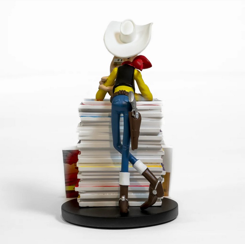 Plastoy 00391 Lucky Luke & Rantanplan Albenstapel 20 cm NEU OVP