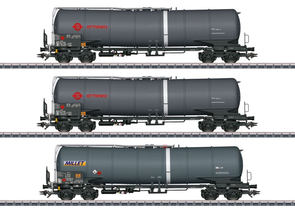 Märklin 47551 Kesselwagen-Set Zacns Ermewa/Millet 1:87 Spur H0