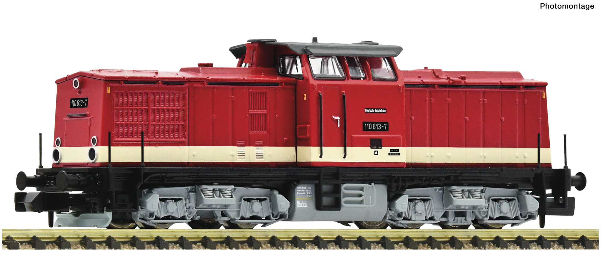 Fleischmann 7370046 Diesellokomotive 110 613-7, DR