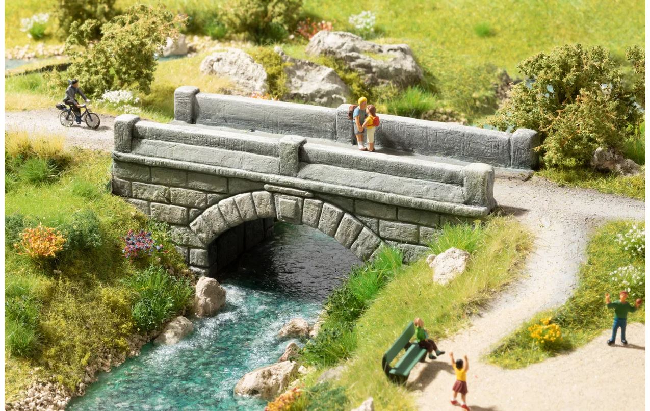 Noch 58696 Oberdorfbrücke 1:87 Spur H0 Fertigmodell Neu OVP