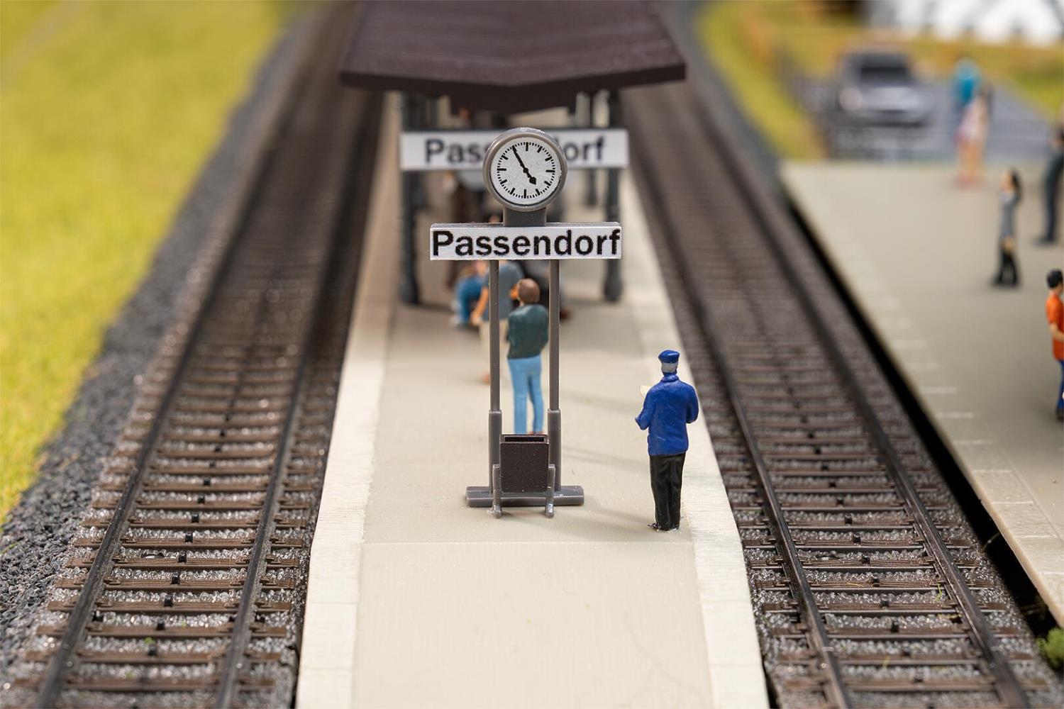 Faller 190035 Aktions-Set Bahnhof Passendorf 1:87 Spur H0 Bausatz