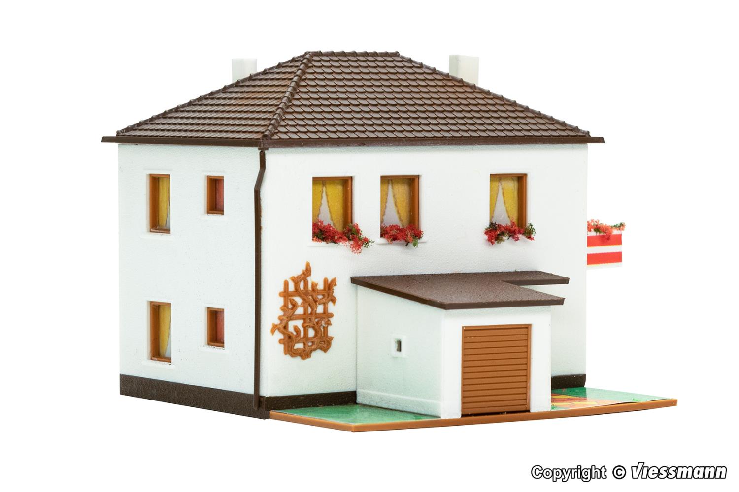 Vollmer 47702 Wohnhaus - Spur N - Bausatz - Neu - OVP