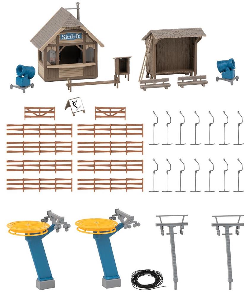 Faller 134003 Schlepplift mit Kiosk 1:87 Spur H0 Bausatz NEU OVP