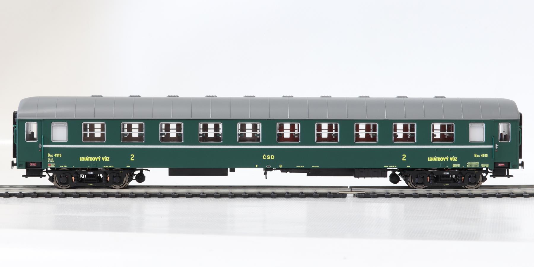 Igra Model 97110059 Liegewagen Bac Praha 1:87 Spur H0 DC Neu OVP