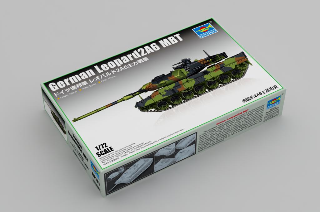 Trumpeter 07191 German Leopard2A6 MBT 1:72 Bausatz Neu OVP