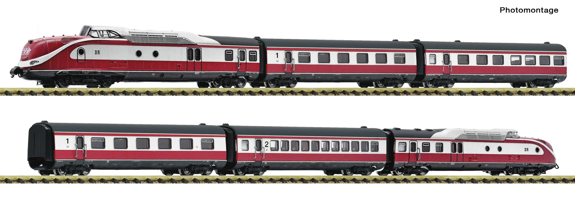 Fleischmann 7760010 6-tlg. Set: Dieseltriebzug VT 601 „Max Liebermann”