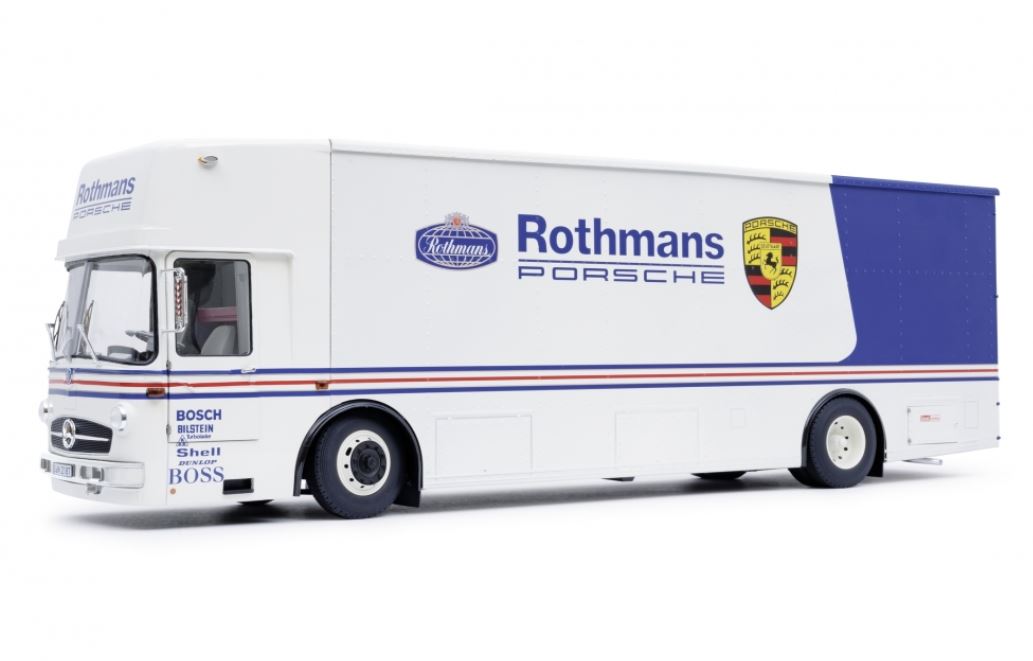 Schuco 450032800 Renntransp. ROTHMANS 1:18 Standmodell Neu OVP