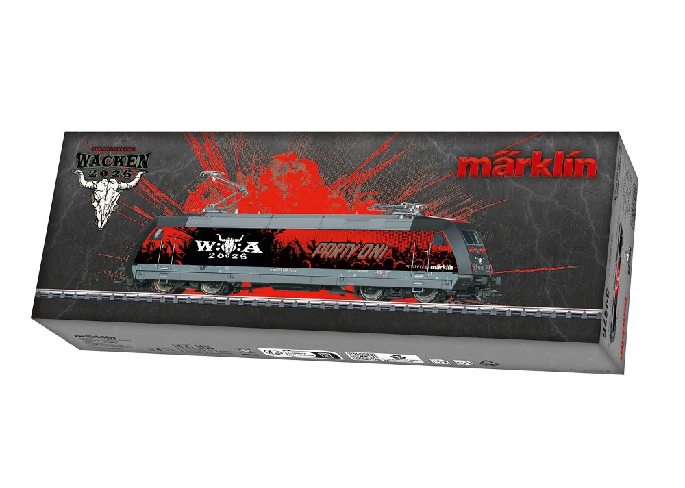 Märklin 39476 Elektrolok BR 101 Wacken Open Air (W:O:A®) Spur H0