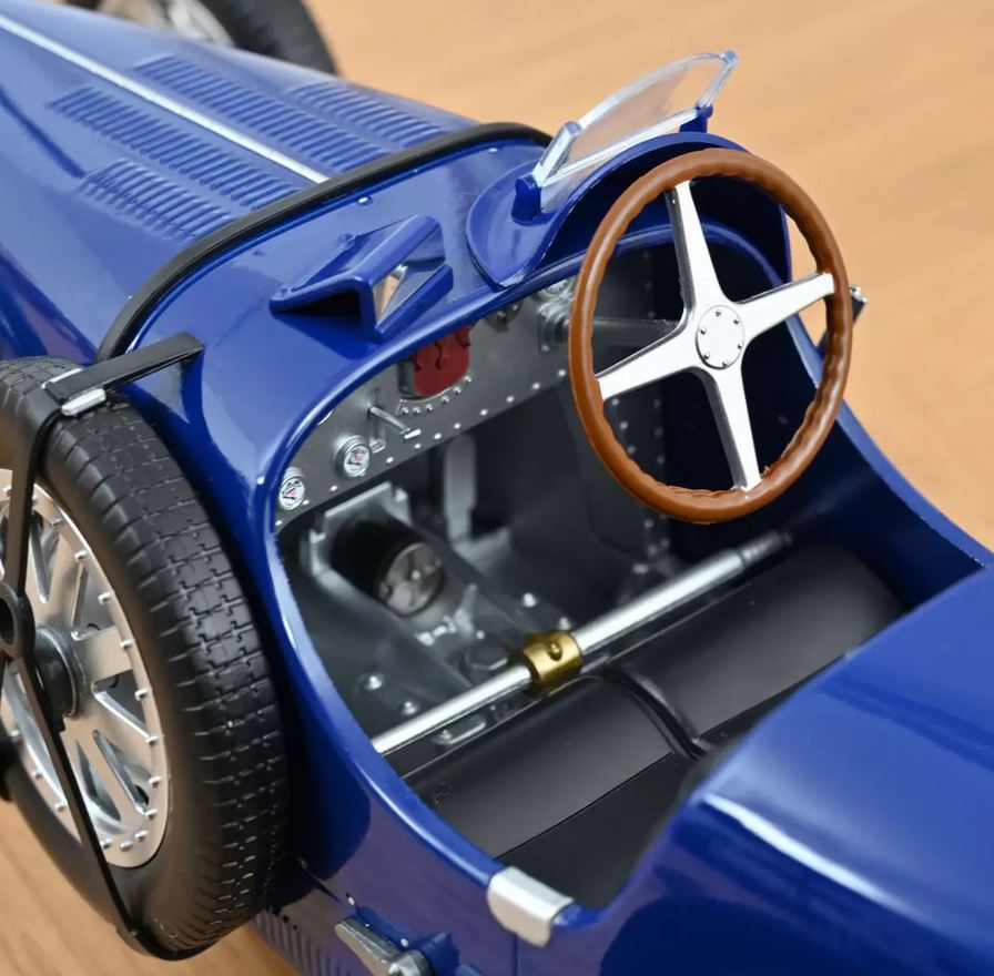 Norev 125703 Bugatti T35 1925 Dunkelblau 1:12 Standmodell NEU