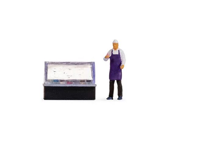 Noch 16511 Tiny-Scenes „Eisdiele“ 1:87 Spur H0 Neu OVP Figur