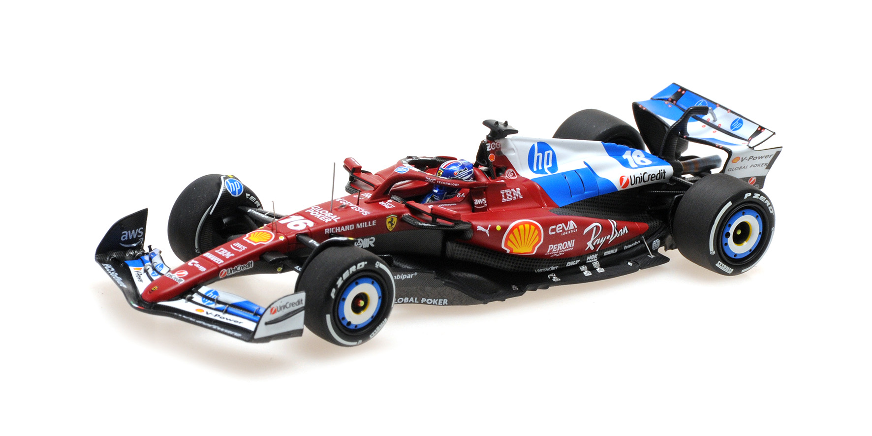 BBR 254416 CHARLES LECLERC MIAMI GP 2025 FERRARI SF-25 1:43