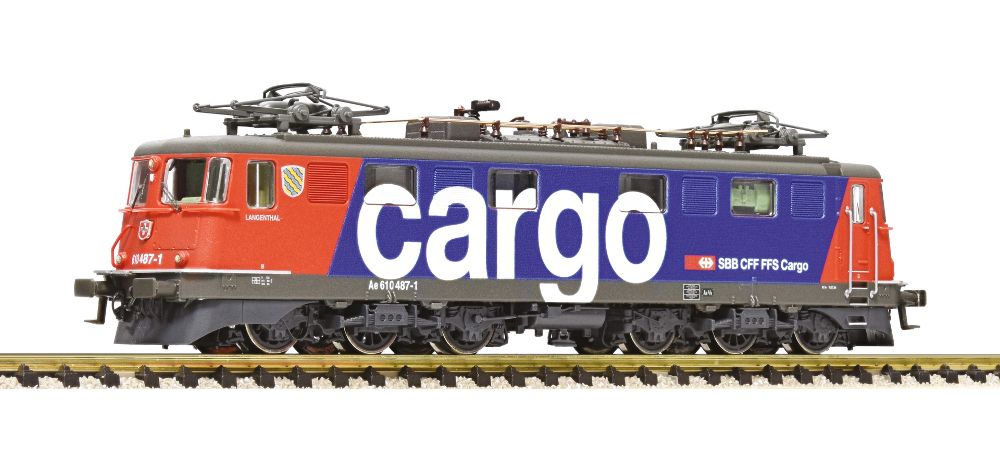 Fleischmann 7560063 Elektrolokomotive Ae 610 487-1 SBB 1:160 Spur N DC