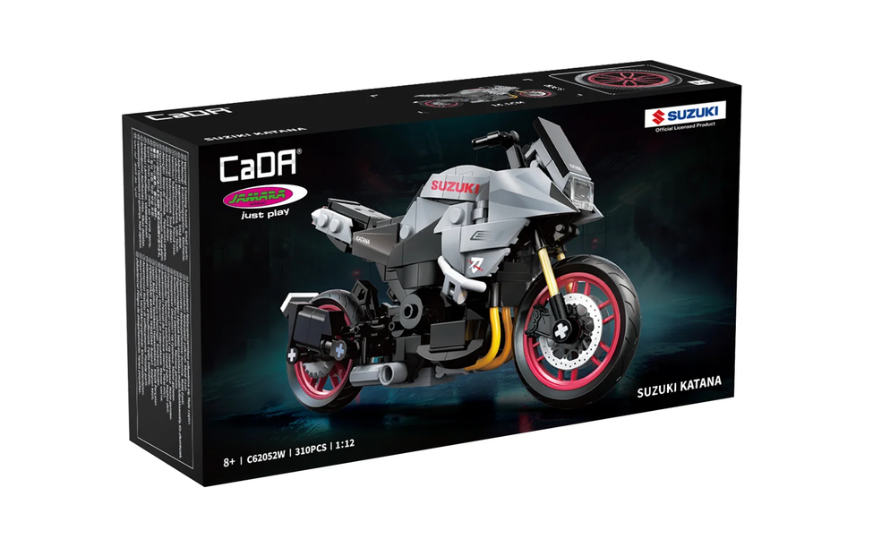 CaDA C62052W Suzuki Katana 1:12 grau Bricks
