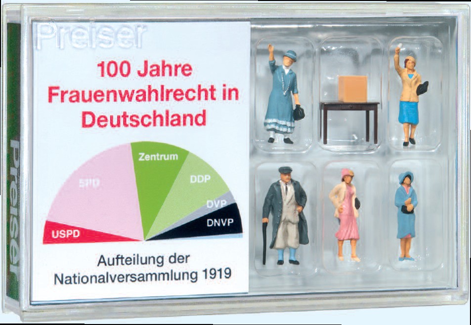 Preiser 13402 100 Jahre Frauenwahlrecht in Deutschland