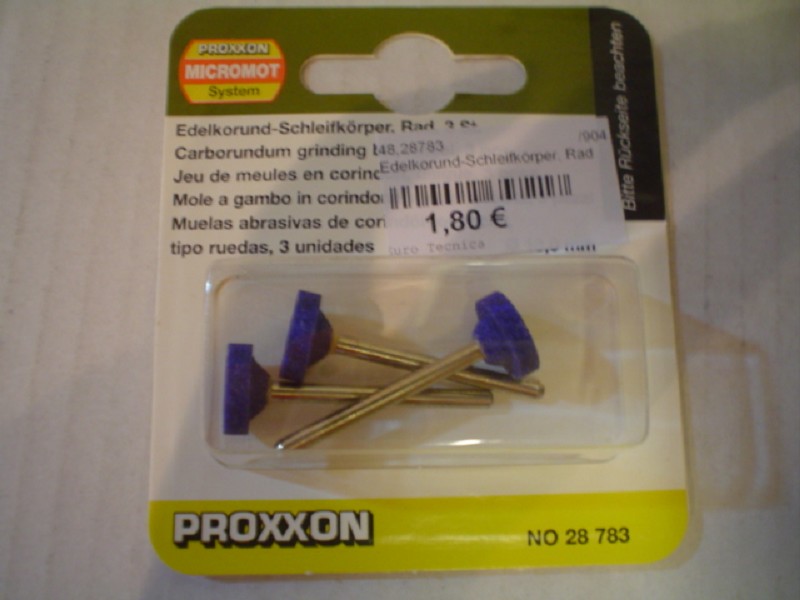 Proxxon 28783 Edelkorund Schleifkörper Rad 3 Stück