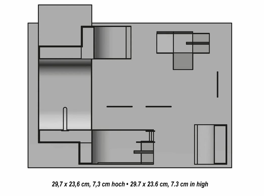 Noch 66834 micro-motion Skatepark 1:87 Spur H0 Bausatz Neu OVP