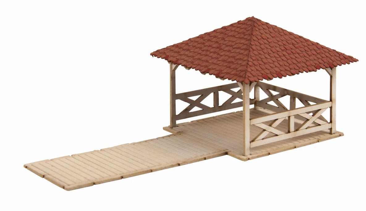 Noch 14263 Veranstaltungs-Pavillon 1:87 Spur H0 Laser-cut minis