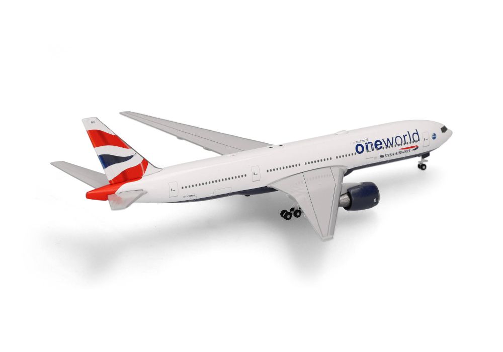 Herpa 539135 British Airways Boeing 777-200 "oneworld" 1:500 NEU