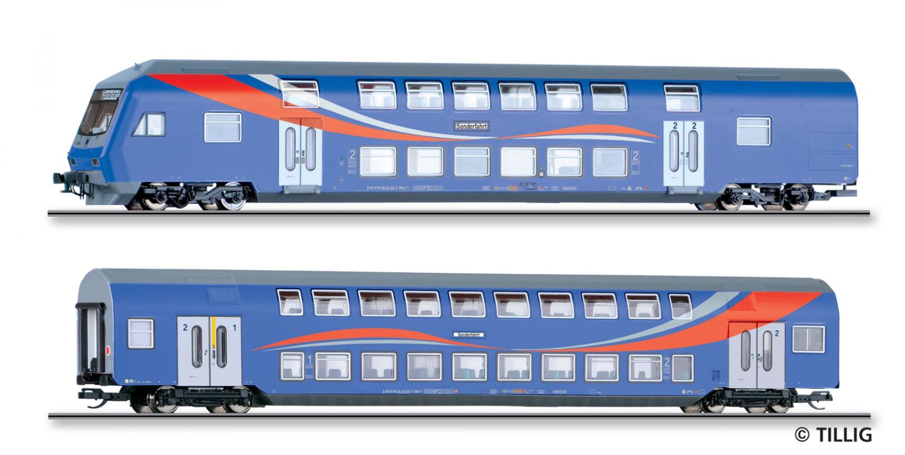 Tillig 01064 Reisezugwagenset SRI 1:120 Spur TT NEU OVP