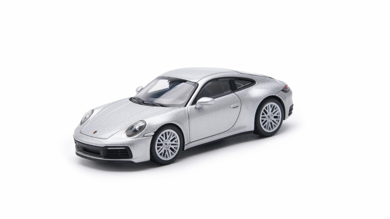 Almost Real 641004001 PORSCHE 911 CARRERA (992.1) - GT SILVER 1:64